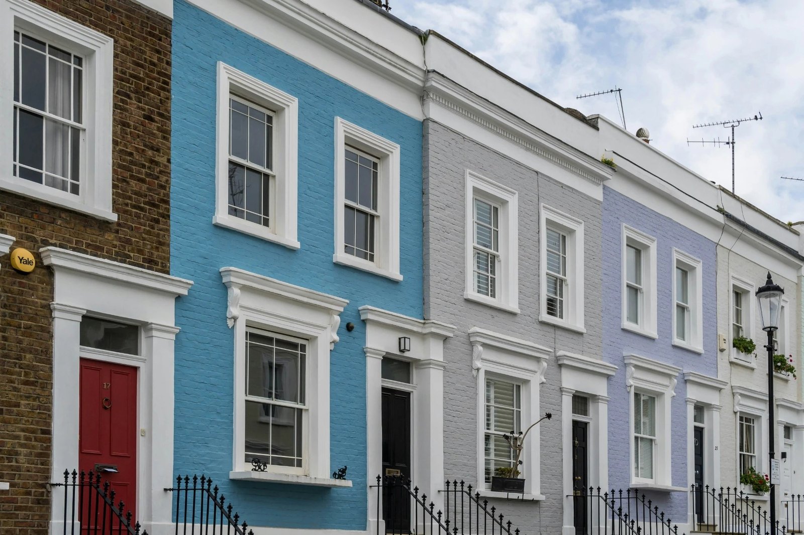 Illustrative residential block exterior